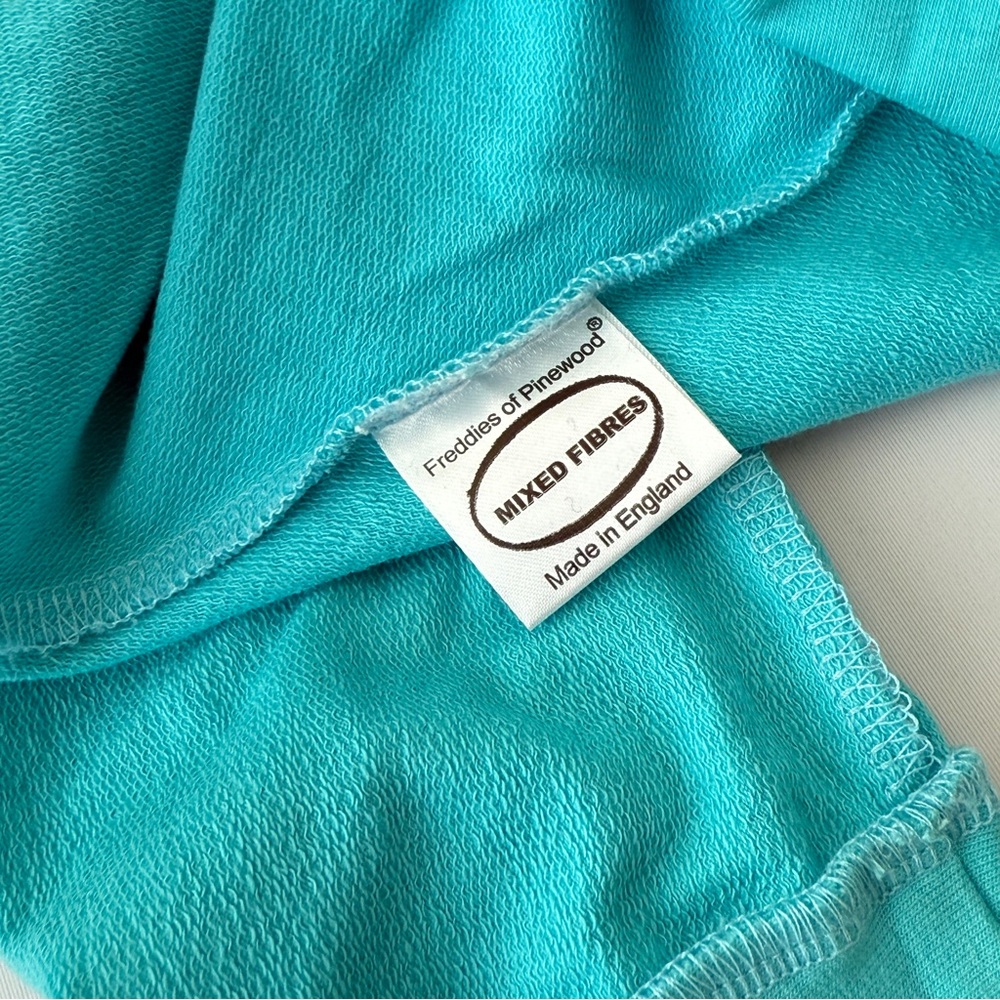 Freddie’s of Pinewood Batwing Cropped Cardigan, UK Size Small in Bright Blue - Picture 7 of 7